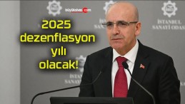 2025 dezenflasyon yılı olacak!