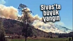 Sivas’ta büyük yangın… Orman kül oldu