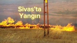 Sivas’ta yangın…