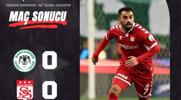 Trendyol Süper Lig: Konyaspor: 0 – Sivasspor: 0 (Maç Sonucu)