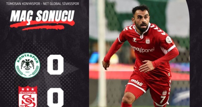 Trendyol Süper Lig: Konyaspor: 0 – Sivasspor: 0 (Maç Sonucu)