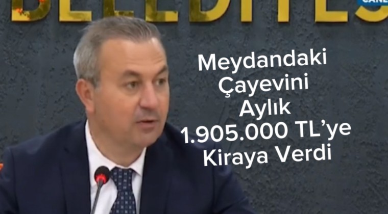 Sivas Belediyesi meydandaki çay evini aylık 1 milyon 905 TL’ye kiraladı