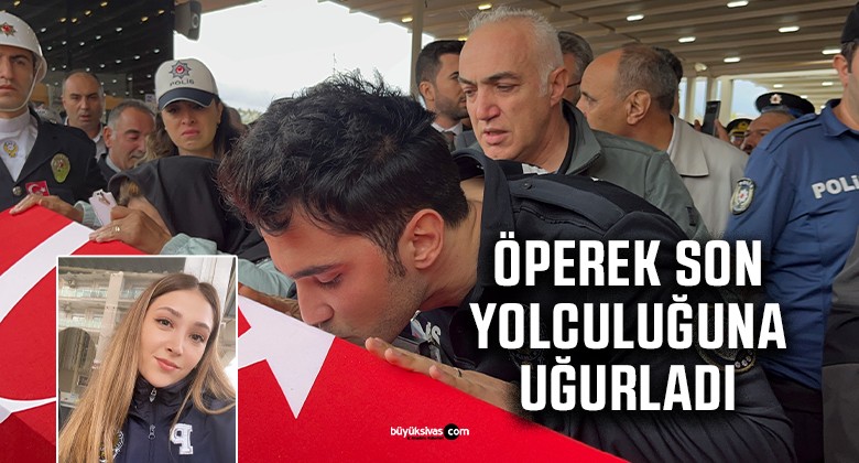 Semih Yılmaz şehit eşi Şeyda Yılmaz’ın tabutunu öperek uğurladı