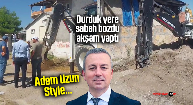 Adem Uzun Yap-Boz İşlerine Devam Ediyor! Yer Ahırlar Bölgesi