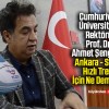 Rektör Prof. Dr. Ahmet Şengönül, Ankara – Sivas Hızlı Treni için ne demişti?