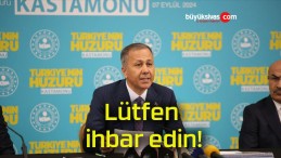 Lütfen ihbar edin!