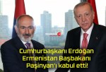 Cumhurbaşkanı Erdoğan Ermenistan Başbakanı Paşinyan’ı kabul etti!