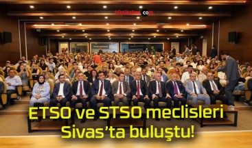 ETSO ve STSO meclisleri Sivas’ta buluştu!