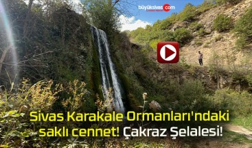 Sivas Karakale Ormanları’ndaki saklı cennet! Çakraz Şelalesi!