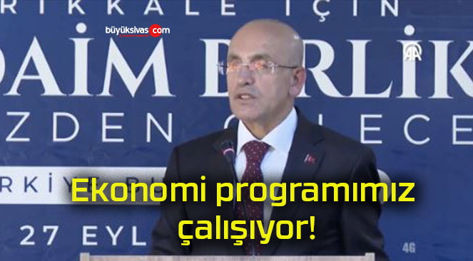 Ekonomi programımız çalışıyor!