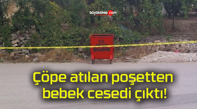 Çöpe atılan poşetten bebek cesedi çıktı!