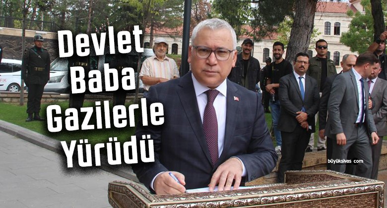 Sivas’ta gazilerin gururlu yürüyüşü