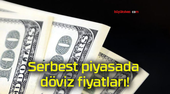 Serbest piyasada döviz fiyatları!