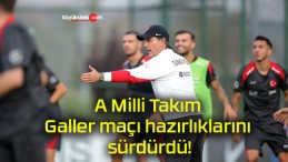 A Milli Takım Galler maçı hazırlıklarını sürdürdü!