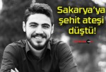 Sakarya’ya şehit ateşi düştü!