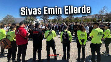 Sivas’ta Doğa Yürüyüşü Sonrası Yeni Gelen Öğrencilere AFAD Eğitimi