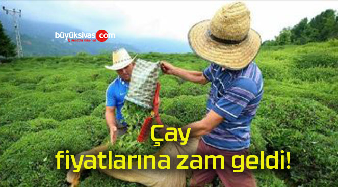 Çay fiyatlarına zam geldi!