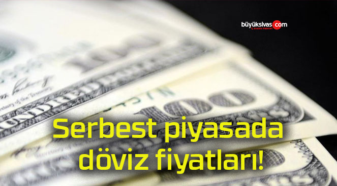 Serbest piyasada döviz fiyatları!