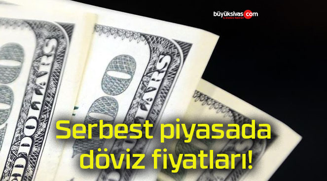 Serbest piyasada döviz fiyatları!