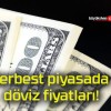 Serbest piyasada döviz fiyatları!