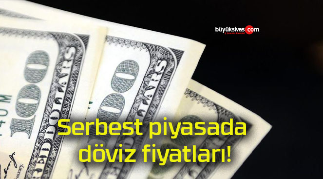 Serbest piyasada döviz fiyatları!