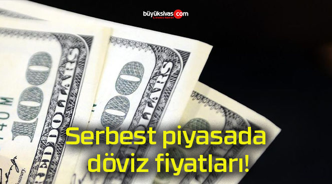 Serbest piyasada döviz fiyatları!