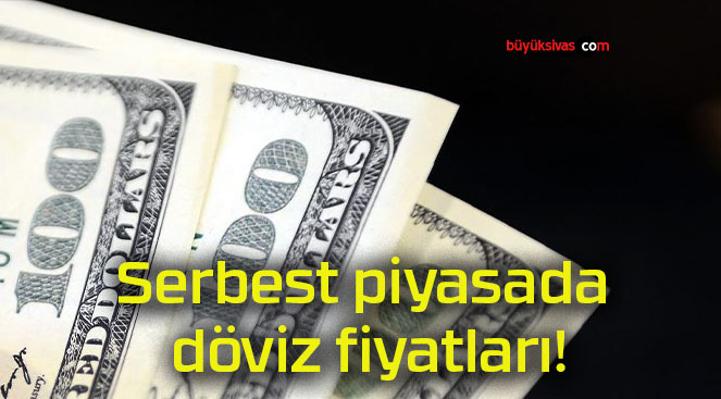 Serbest piyasada döviz fiyatları!