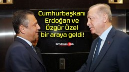 Cumhurbaşkanı Erdoğan ve Özgür Özel bir araya geldi!