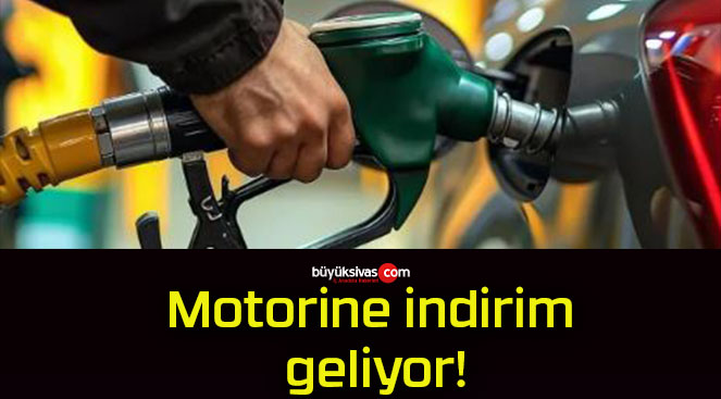 Motorine indirim geliyor!