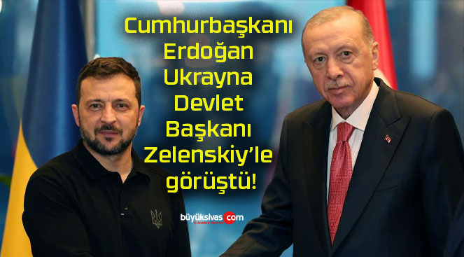 Cumhurbaşkanı Erdoğan Ukrayna Devlet Başkanı Zelenskiy’le görüştü!