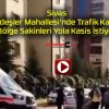 Sivas Kardeşler Mahallesi’nde Trafik Kazası! Bölge Sakinleri Yola Kasis İstiyor!