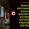 Sivas’ta elini hanımının omzuna koymak için izin istedi! Görüntüyü milyonlarca kişi izledi!