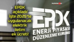 EPDK açıkladı! İşte 2025’te uygulanacak elektrik iletim ek ücreti!