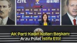 AK Parti Kadın Kolları Başkanı Arzu Polat İstifa Etti!