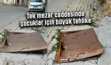 Mevlana Mahallesi’nde Tehlike Saçan Deforme Kapak Vatandaşları Endişelendiriyor