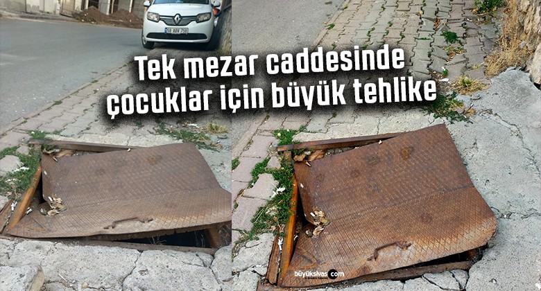 Mevlana Mahallesi’nde Tehlike Saçan Deforme Kapak Vatandaşları Endişelendiriyor