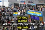 Türkiye 8 ayda 40 milyon 295 bin 979 turisti ağırladı!