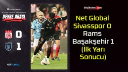 Net Global Sivasspor 0-1 Rams Başakşehir (İlk Yarı Sonucu)