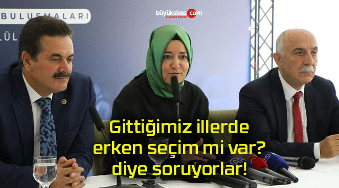 Gittiğimiz illerde erken seçim mi var?