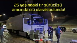 25 yaşındaki tır sürücüsü aracında ölü olarak bulundu!