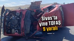 Fiat Tofaş marka otomobil kağıt gibi buruştu: 9 yaralı