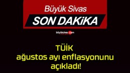 TÜİK ağustos ayı enflasyonunu açıkladı!