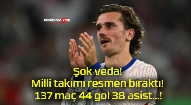 Şok veda! Milli takımı resmen bıraktı! 137 maç 44 gol 38 asist…!