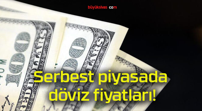 Serbest piyasada döviz fiyatları!