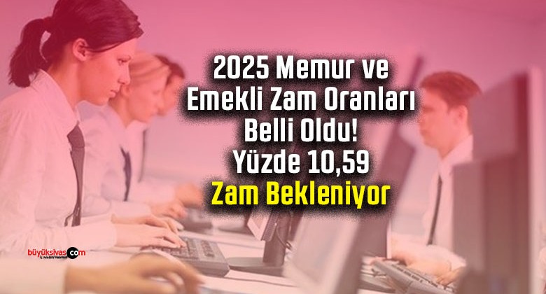 2025 Memur ve Emekli Zam Oranları Belli Oldu! Yüzde 10,59 Zam Bekleniyor