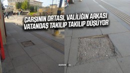 Sivas Kızılay Kan Merkezi Önündeki Kaldırım Sorunu Çözülmeli