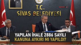 Sivas Belediyesi Çay Evi İhalesi 2886 Sayılı Kanuna Aykırı mı Yapıldı?