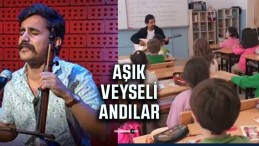 Sanatçı Uğur Önür Sivas’ta Çocuklarla Aşık Veysel’i Andı