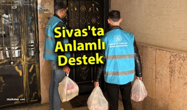 Sivas’ta Öğrencilerden Anlamlı Destek