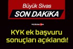 KYK ek başvuru sonuçları açıklandı!